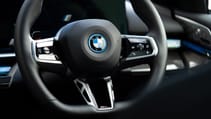 BMW i5 steering wheel