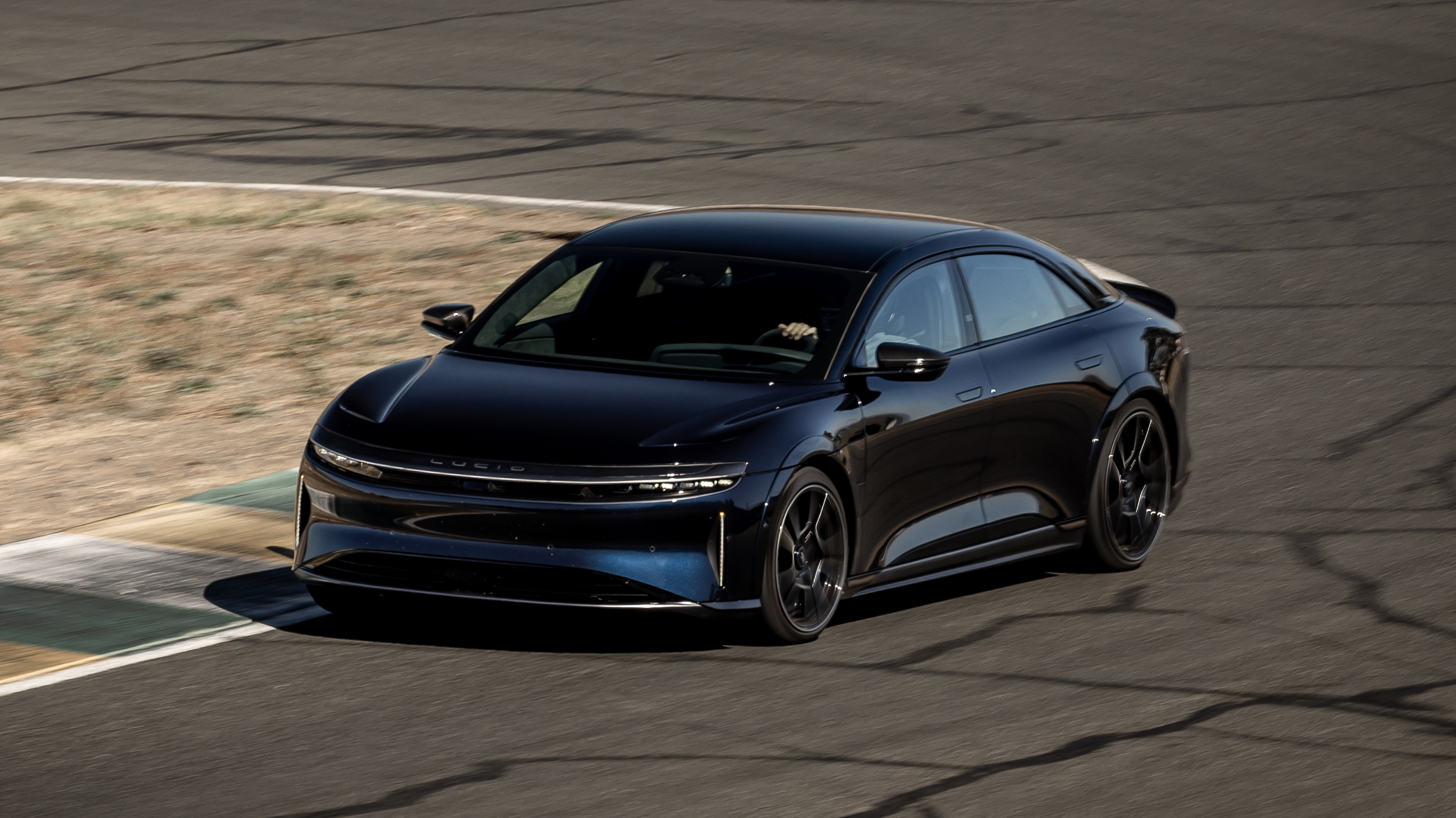 Lucid Air Sapphire cornering