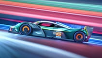 Aston Martin Valkyrie Le Mans profile