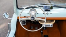 Lando Noris Fiat 500 Jolly interior