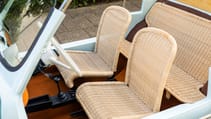 Lando Noris Fiat 500 Jolly front seats