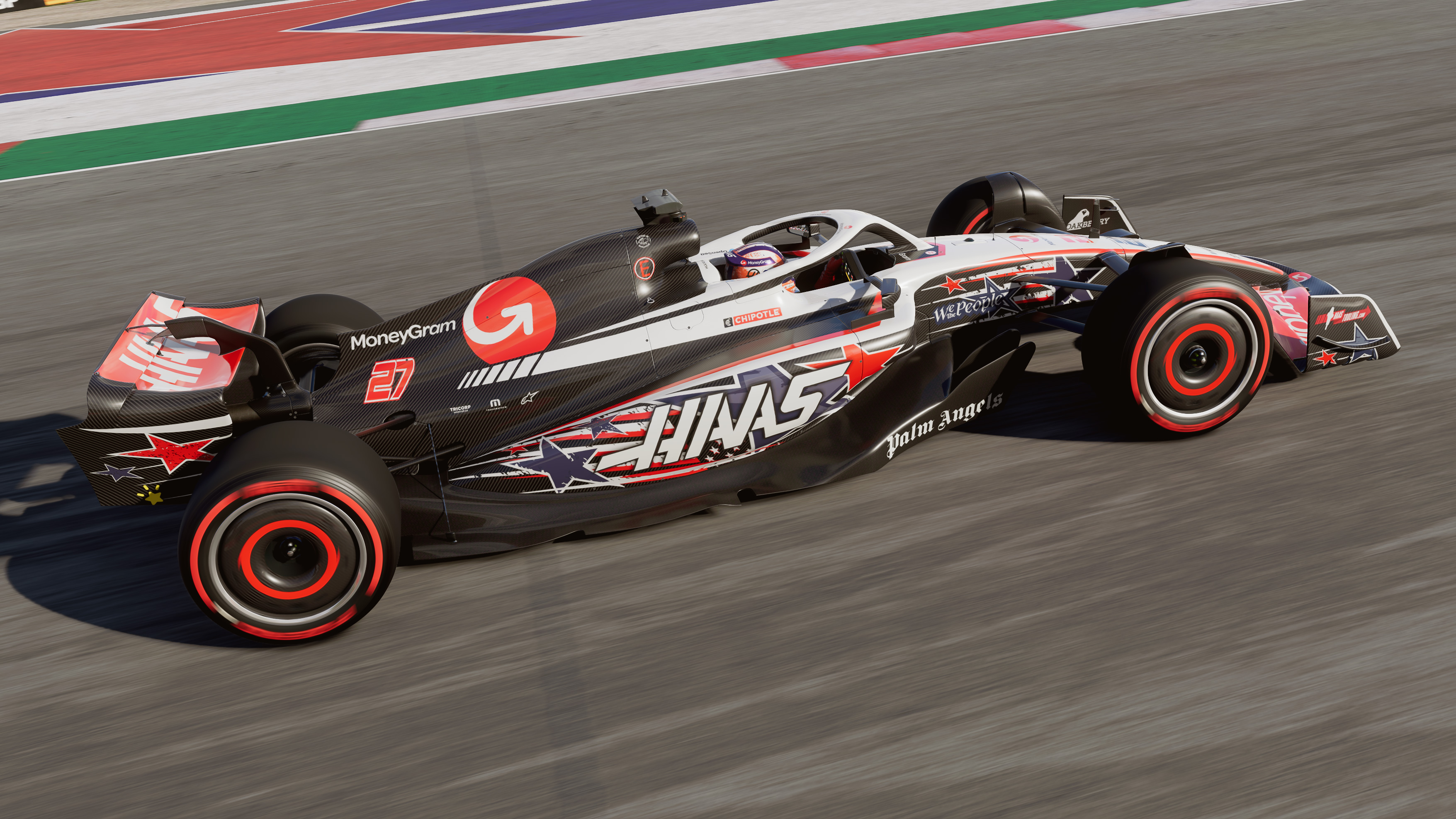 Haas US GP livery rear