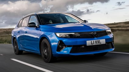 Driving shot of the Vauxhall Astra Sport Tourer