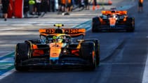 McLaren Qatar pit lane