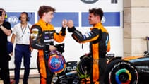 McLaren Lando Norris Oscar Piastri fist bump