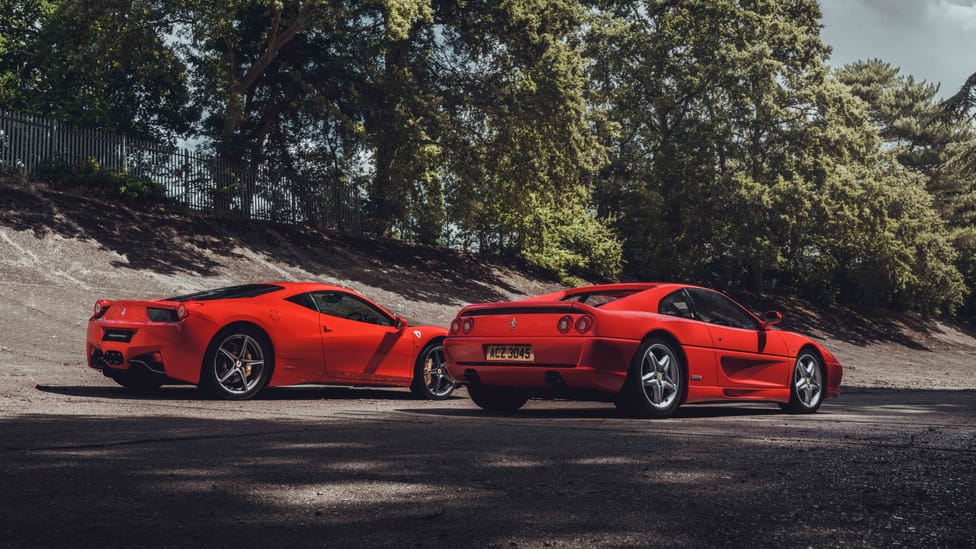 Ferrari F355 and Ferrari 458