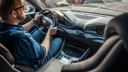 Ferrari Purosangue HVAC controls