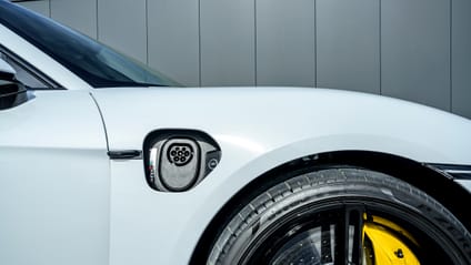 Porsche Taycan charging flap