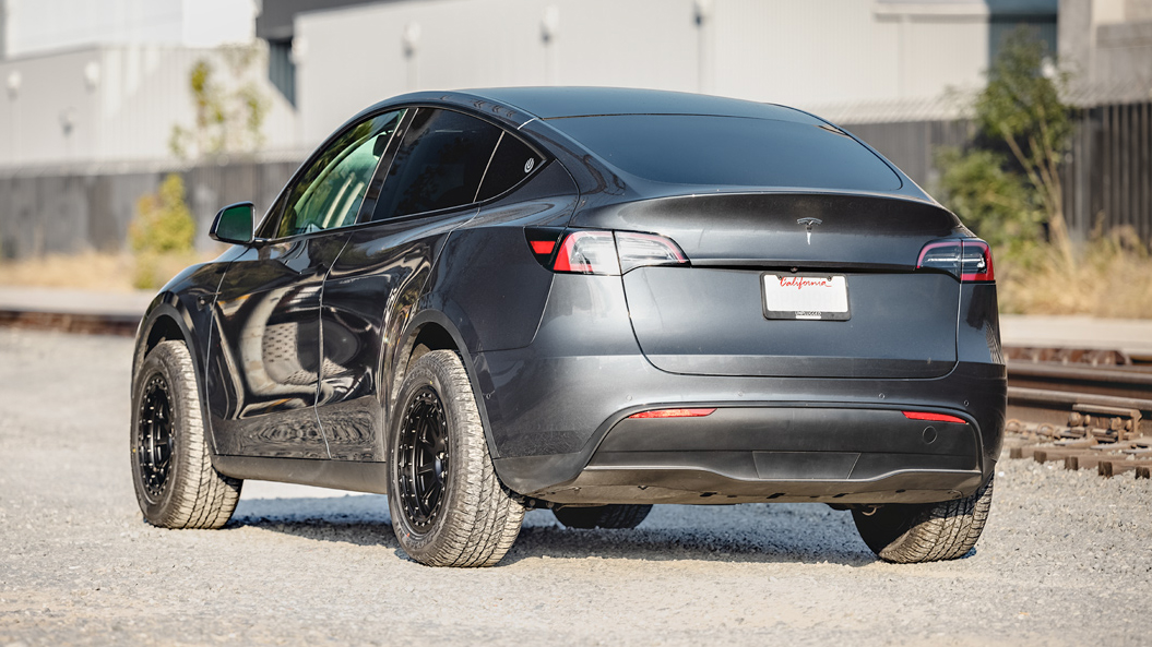 Unplugged Performance Top Gear Model Y wheel