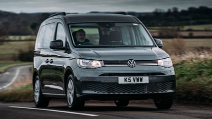 Driving shot of the Volkswagen Caddy Life