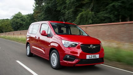 Driving shot of the Vauxhall Combo Life