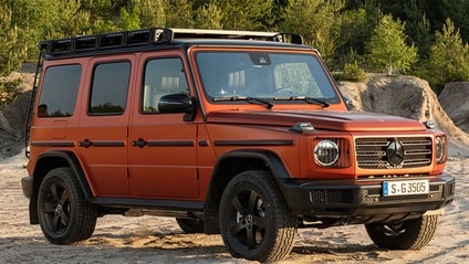 Static exterior shot of Mercedes Benz G-Class