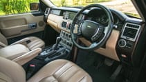 Interior shot of Queen Elizabeth's 2004 Range Rover