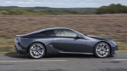 Driving shot of Lexus LC 500