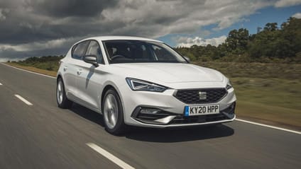 Driving shot of the Seat Leon eHybrid