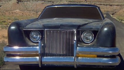 1971 Lincoln Continental Mk III close up scene from The Car horror movie