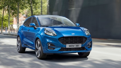 Static shot of Ford Puma hybrid