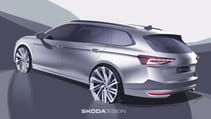 Skoda Superb sketch Top Gear