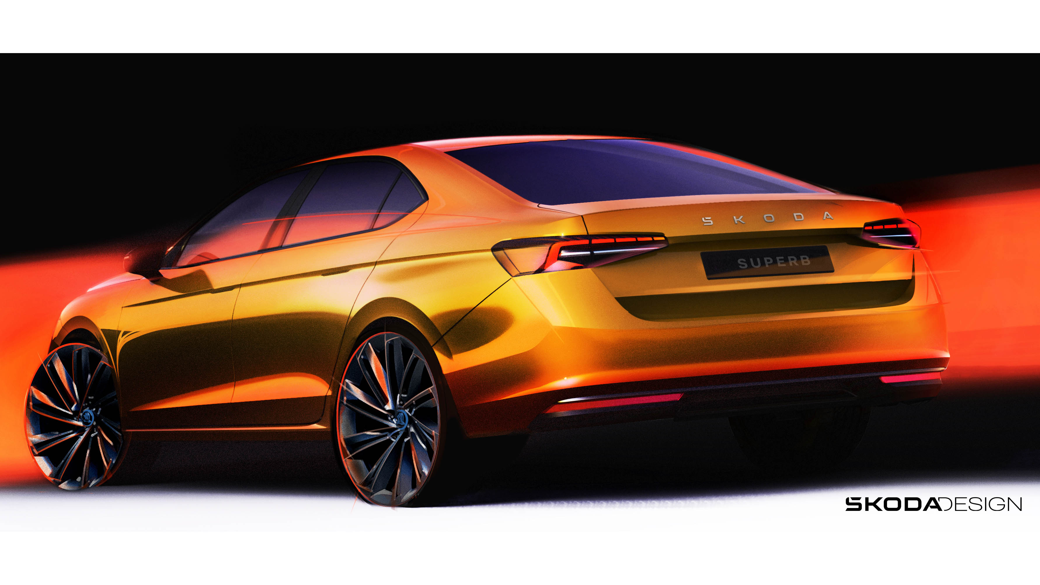 Skoda Superb sketch Top Gear