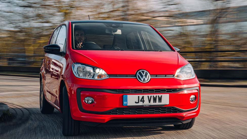 Driving shot of the VW Up!