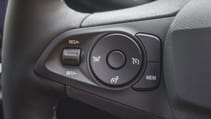 Vauxhall Corsa steering wheel buttons