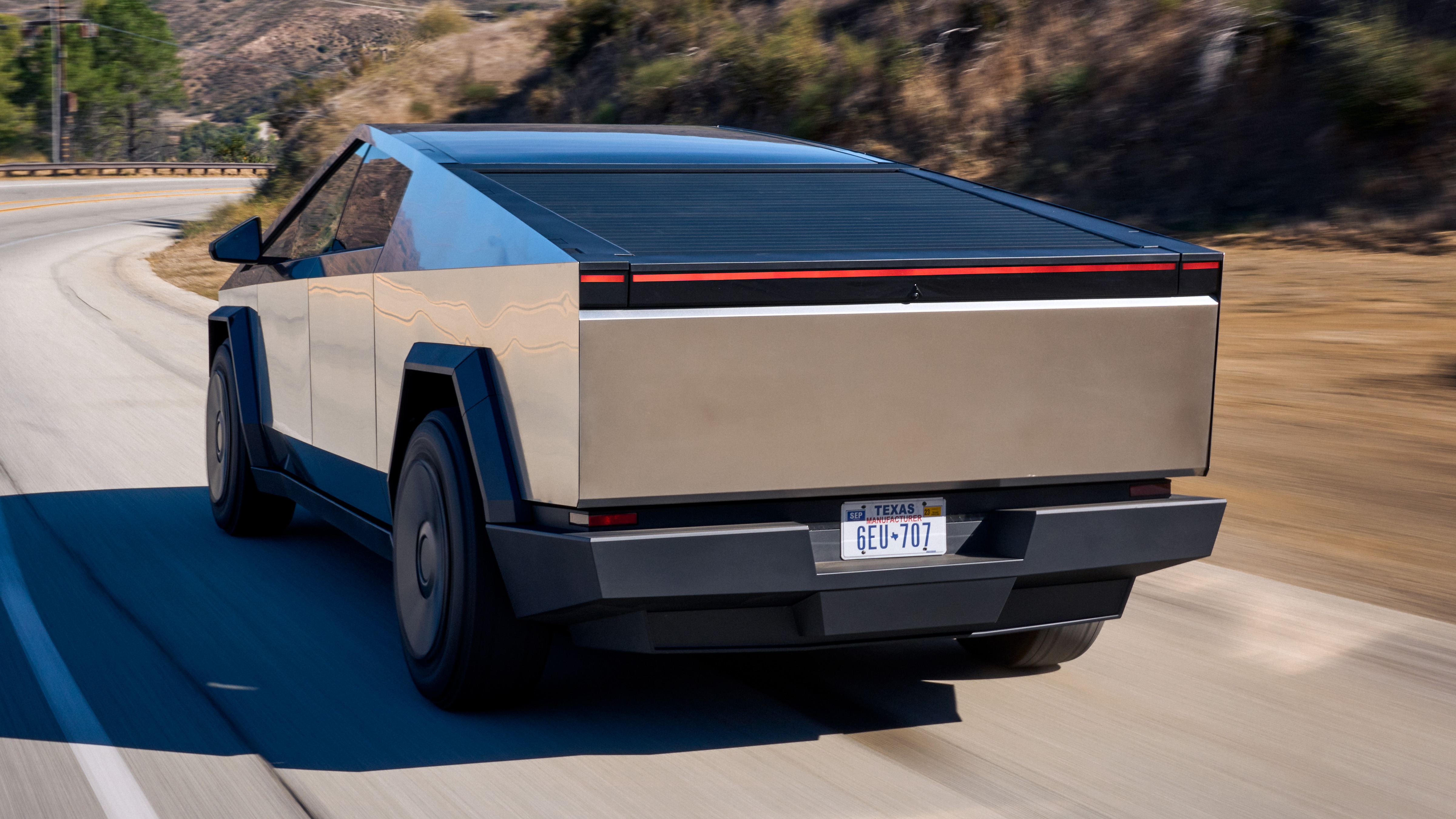 Tesla Cybertruck rear