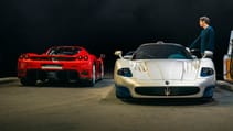 Ferrari Enzo Maserati MC12 side by side