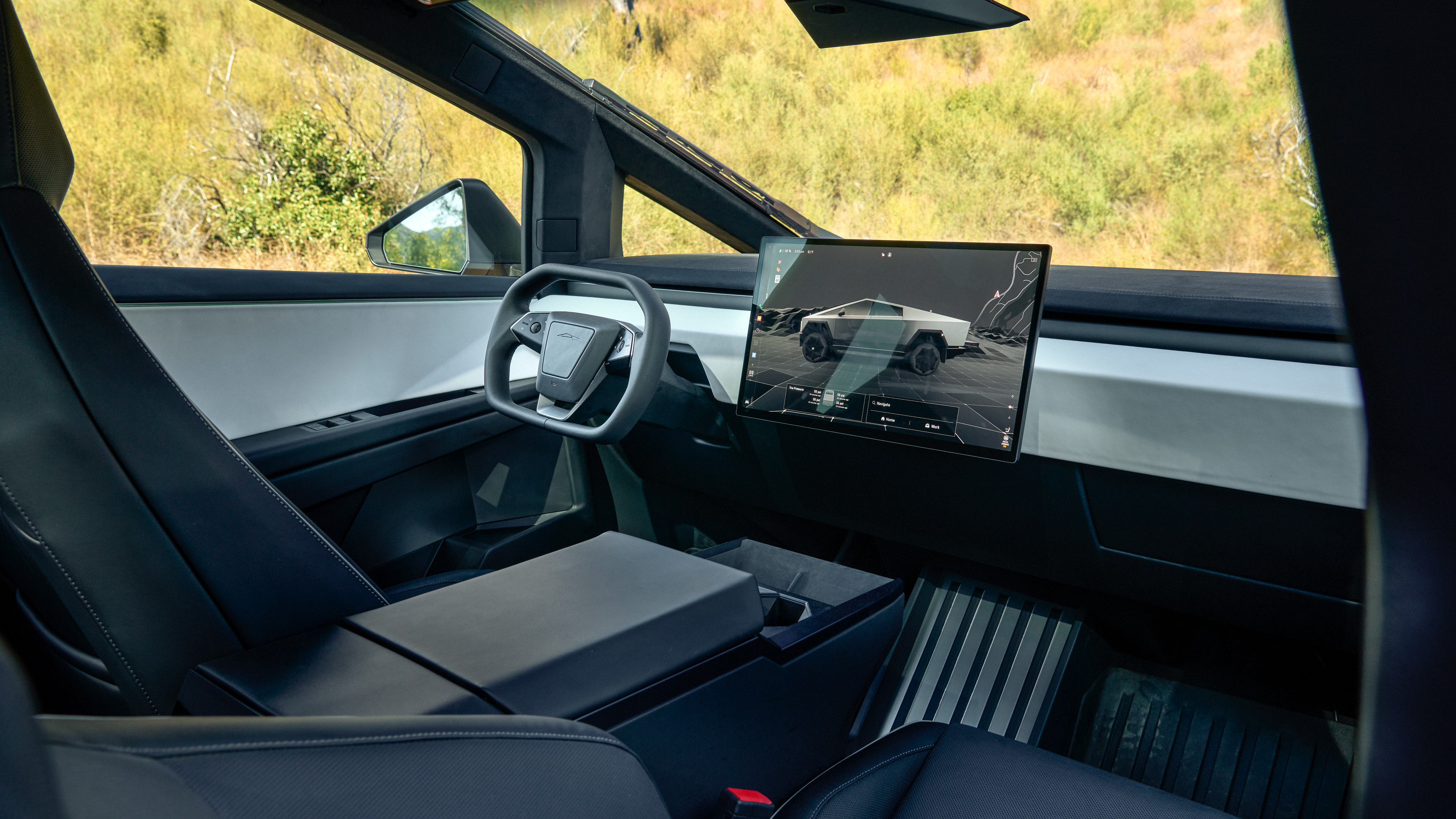 Tesla Cybertruck interior