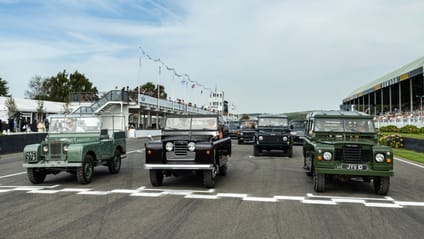 Lots of Land Rovers