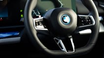 BMW i5 M60 steering wheel