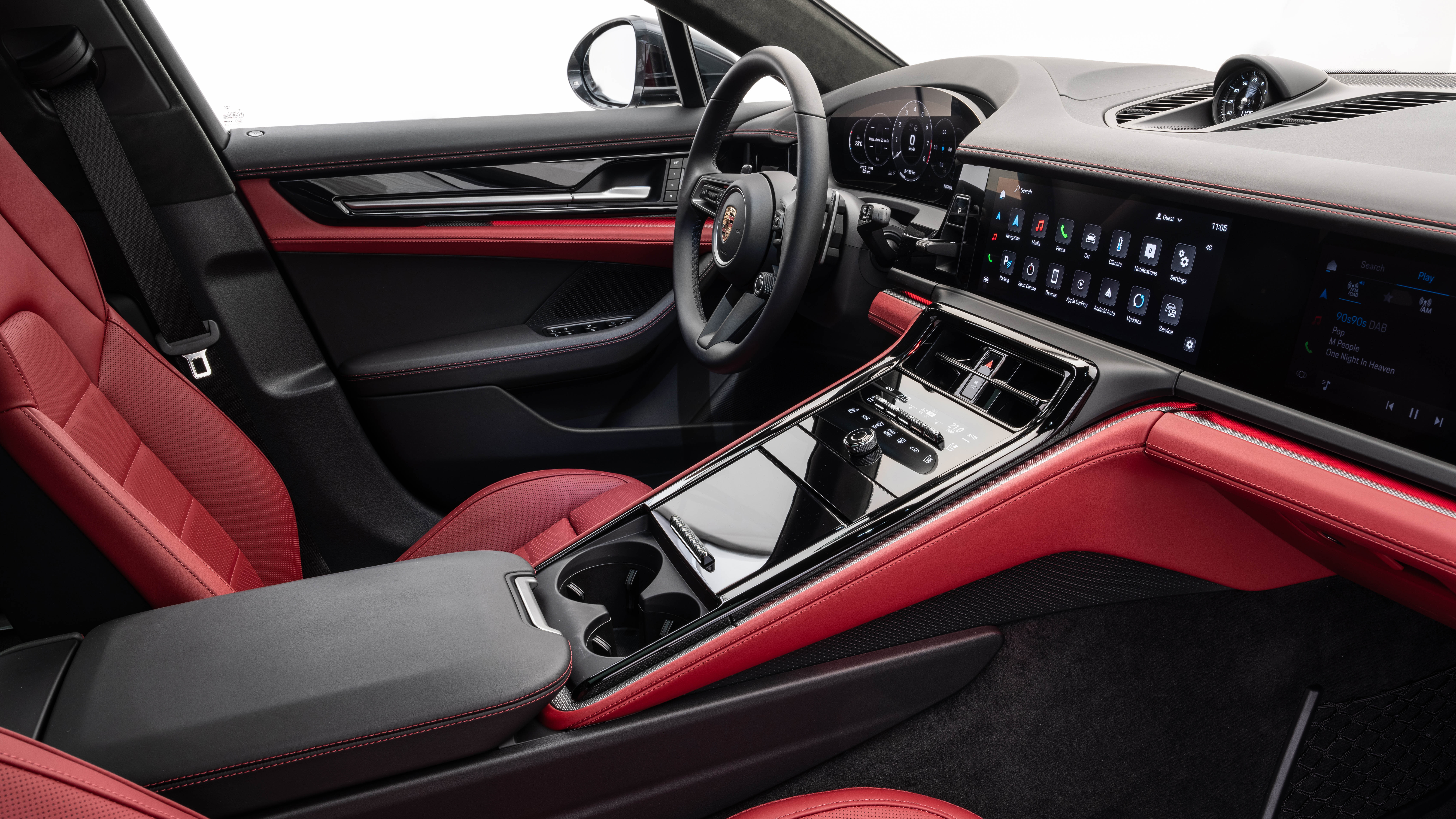 Porsche Panamera interior Top Gear