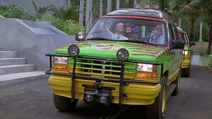 1992 Ford Explorer operated via an electric track in 1993 Jurassic Park