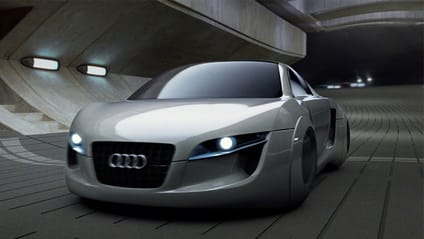 Driving CGI render of 2004 Audi RSQ from movie iRobot (2004)