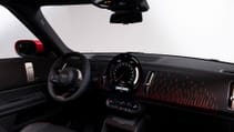 Shot of cockpit in Mini Countryman JCW