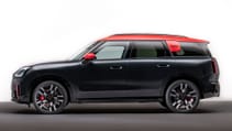 Static side profile shot of 2024 Mini Countryman JCW