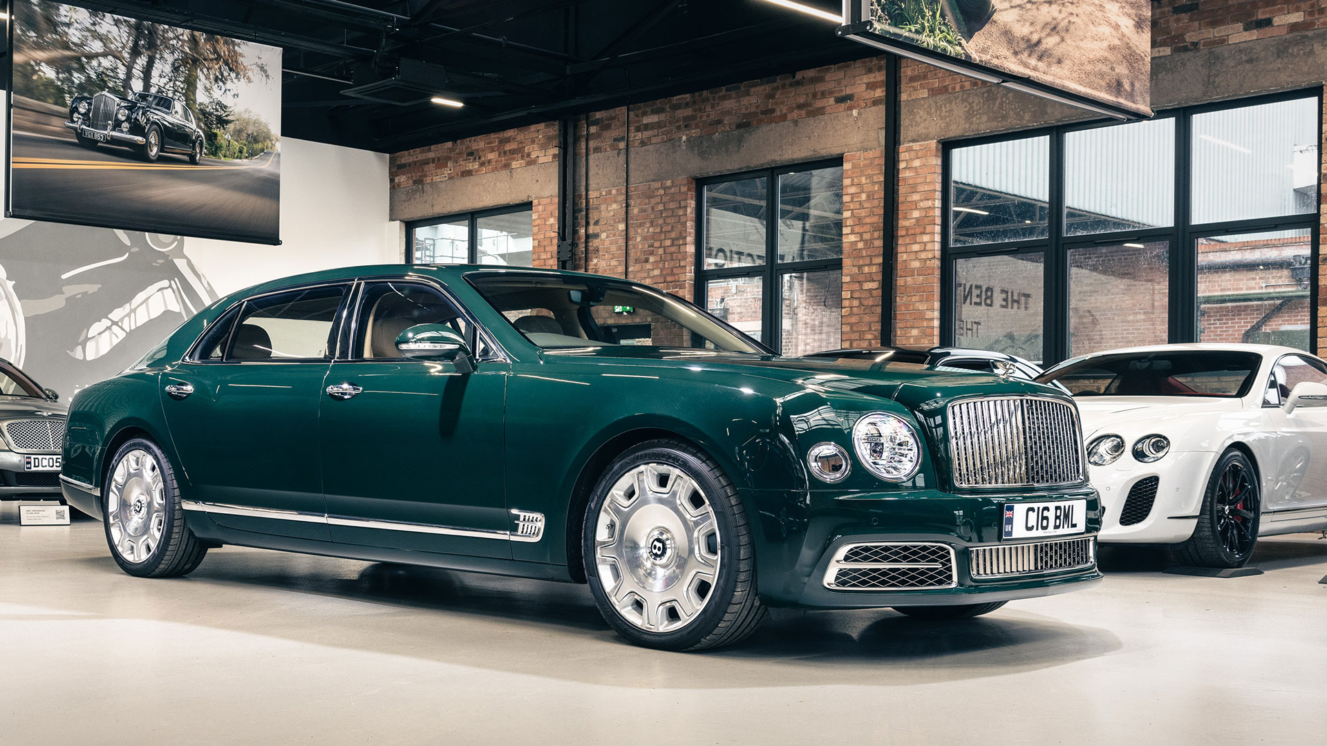 Static studio shot of Bentley Mulsanne, last one produced and commissioned by Queen Elizabeth II