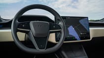 Tesla Model S steering wheel