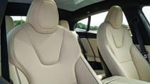 Tesla Model S front seat