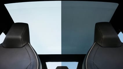 Glass roof sunshade (£91)