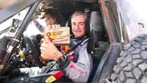 Carlos Sainz and Lucas Cruz Audi Sport Dakar 2024