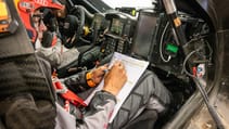 Carlos Sainz rack with his navigator Lucas Cruz