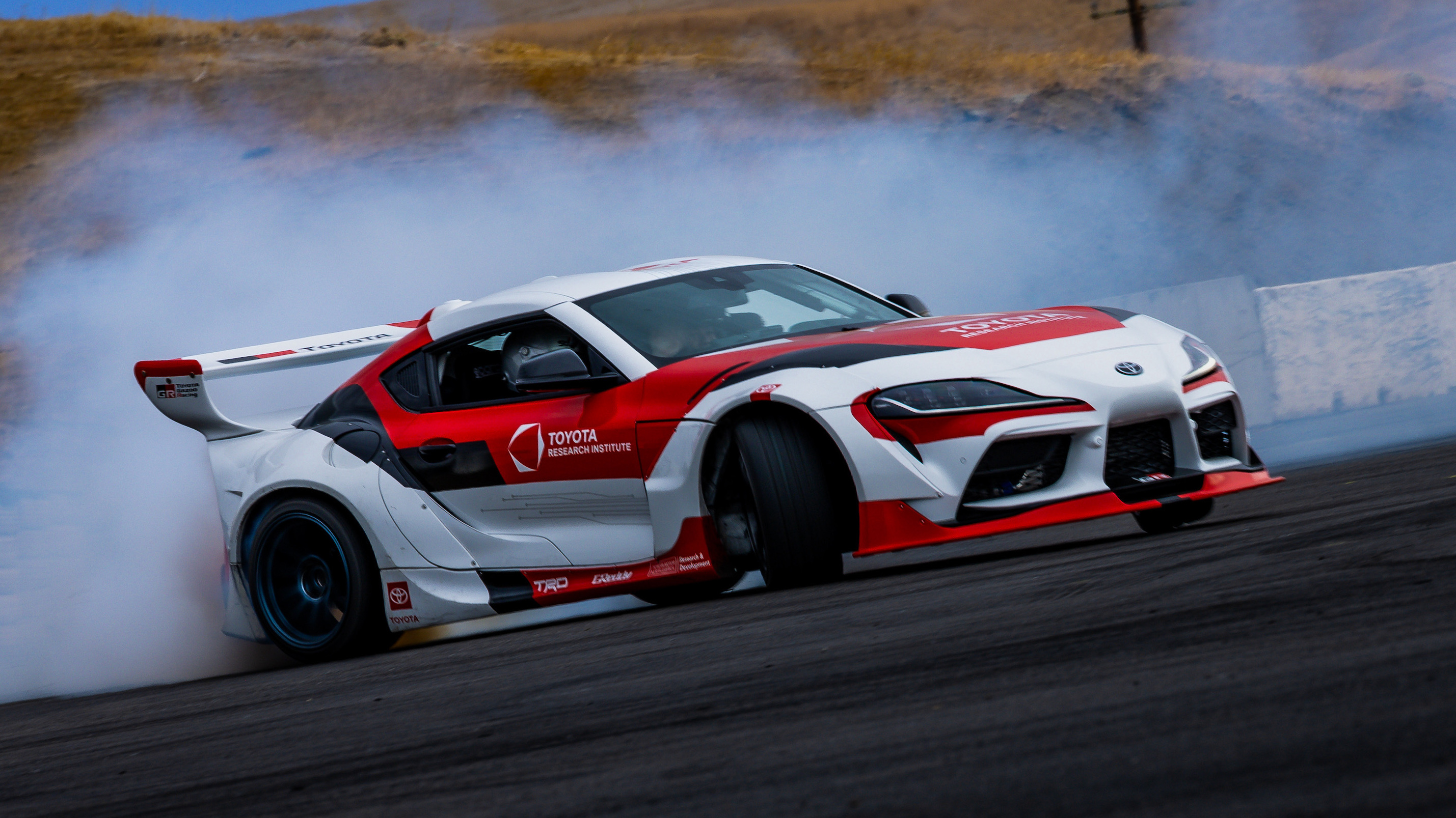 Toyota Supra autonomous drift car Top Gear