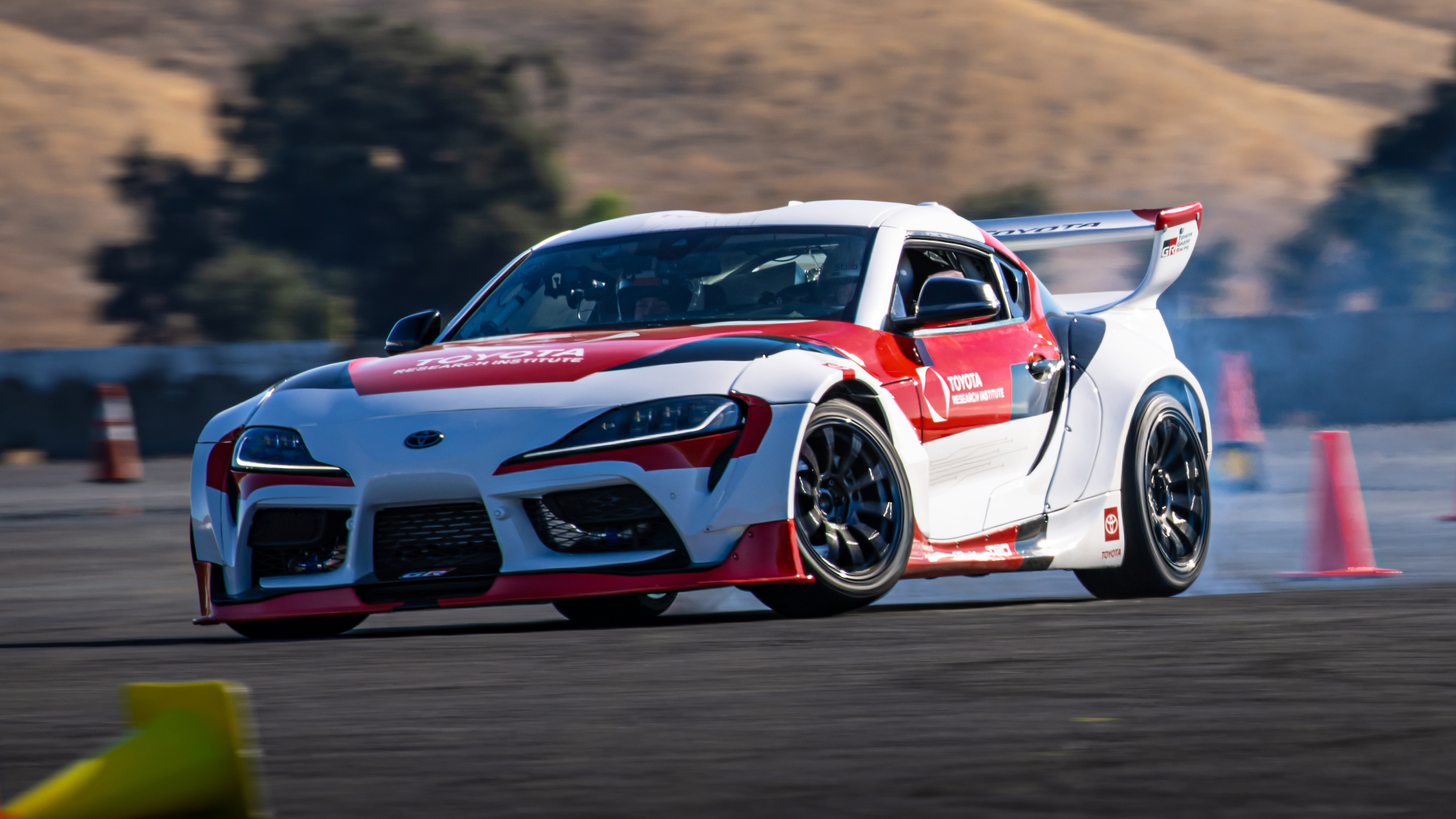 Toyota Supra autonomous drift car Top Gear