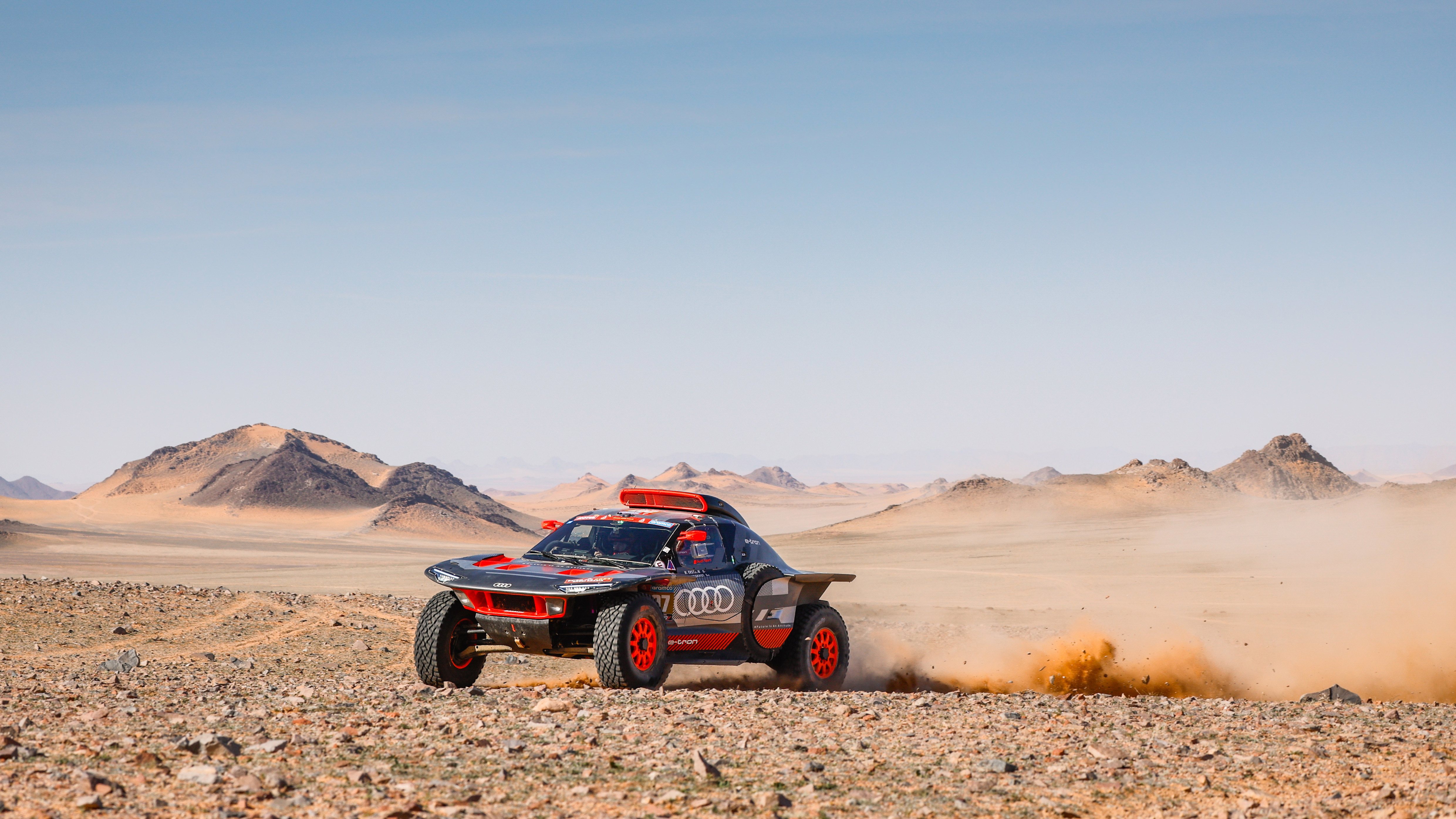 Audi Dakar Rally 2024 racing