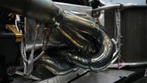 BAR-Honda 2001 Lucky Strike F1 car exhaust