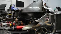 BAR-Honda 2001 Lucky Strike F1 car engine