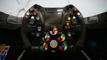 BAR-Honda 2001 Lucky Strike F1 car steering wheel