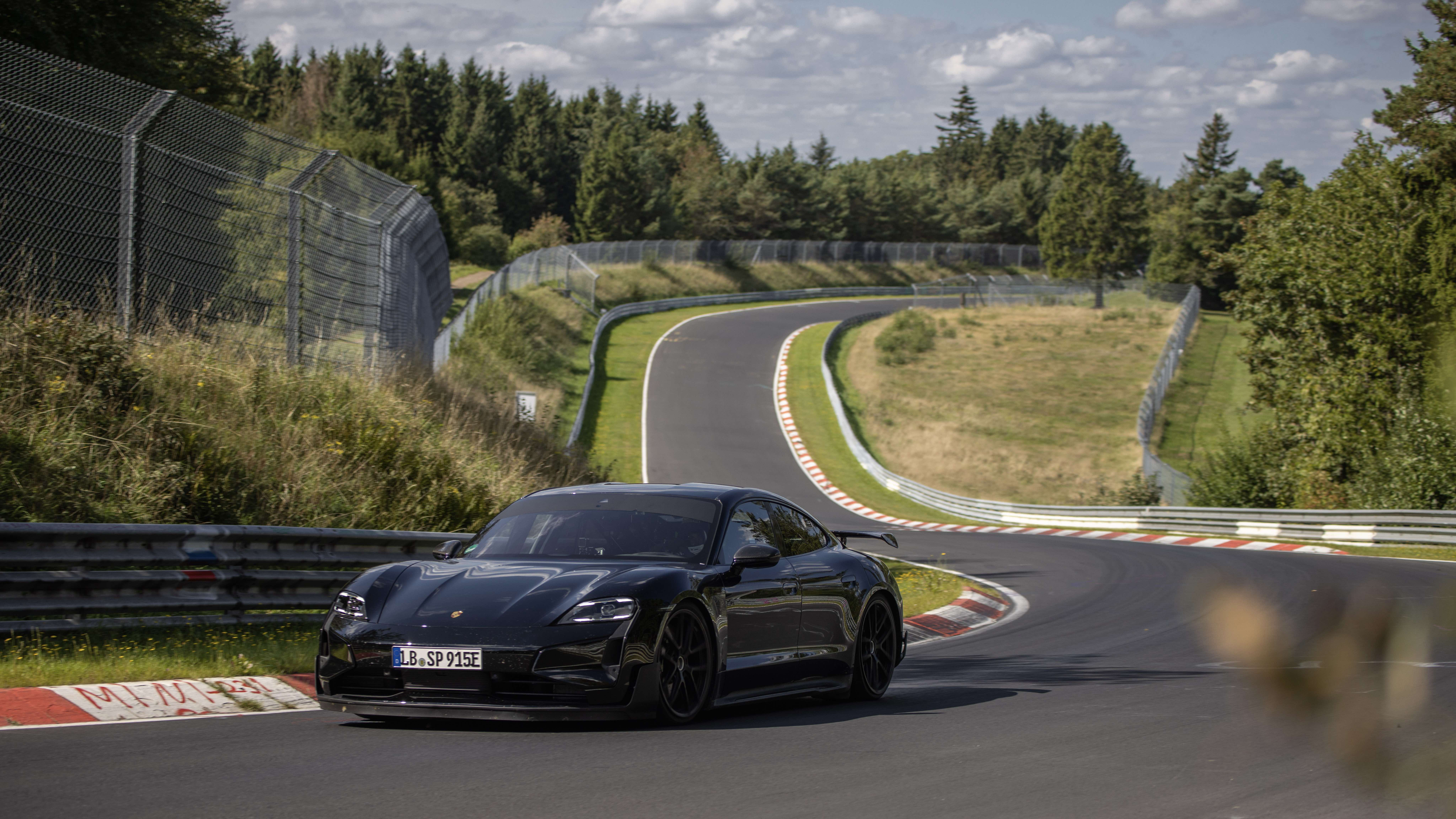 Porsche Taycan 2024 Nurburgring lap time