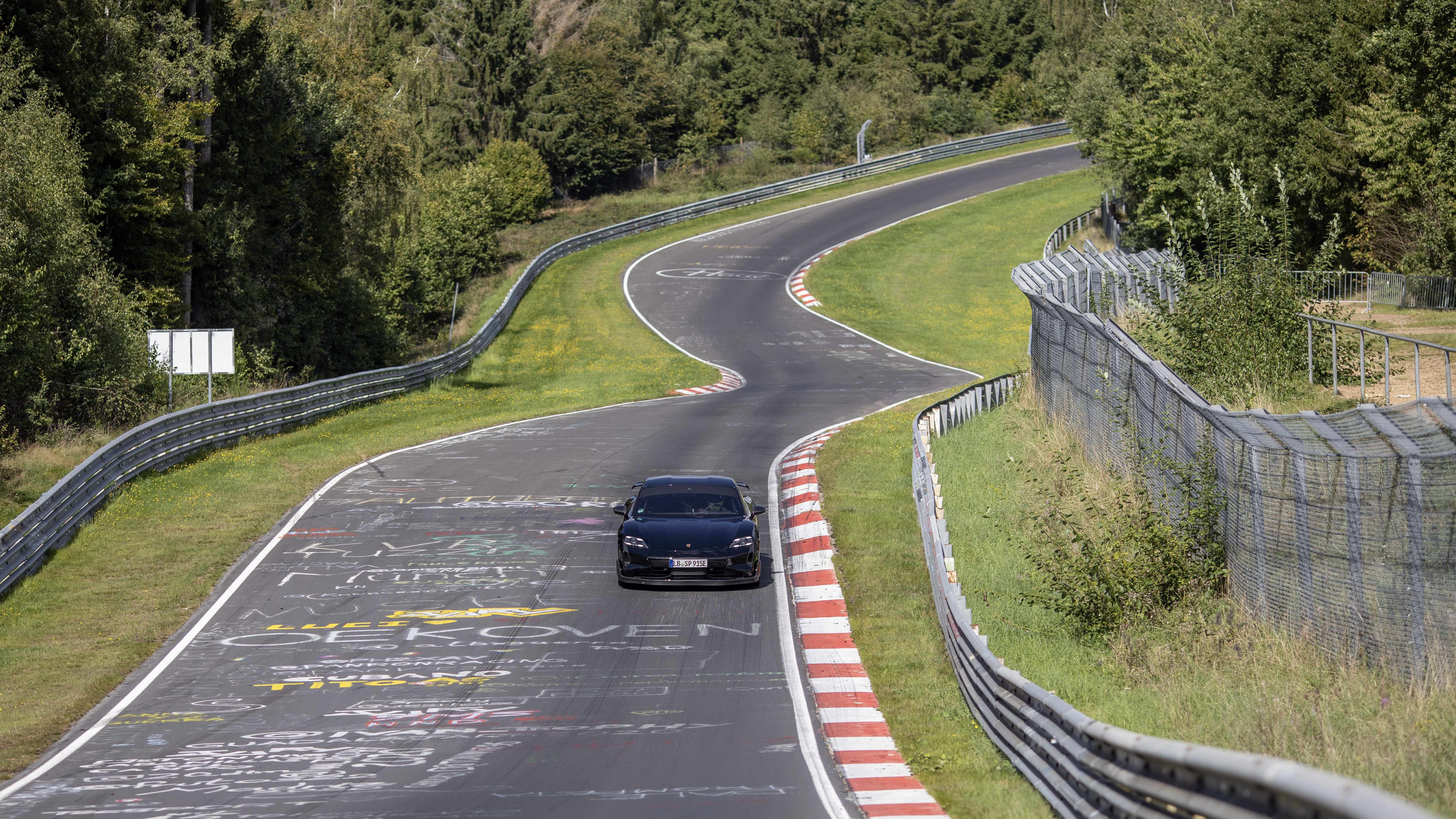 Porsche Taycan 2024 Nurburgring lap time