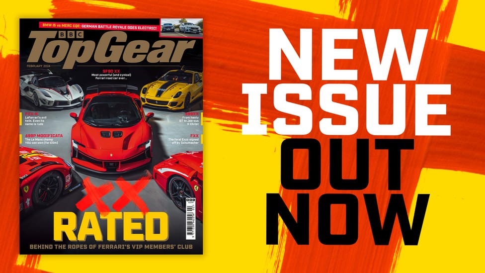 Ferrari XX new issue Top Gear magazine